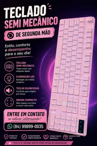TECLADO SEMI MECÂNICO