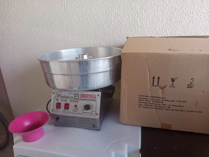 Máquina de algodão doce pinheiro industrial