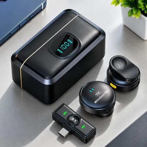Microfone de Lapela Sem Fio GAMINJA Q8