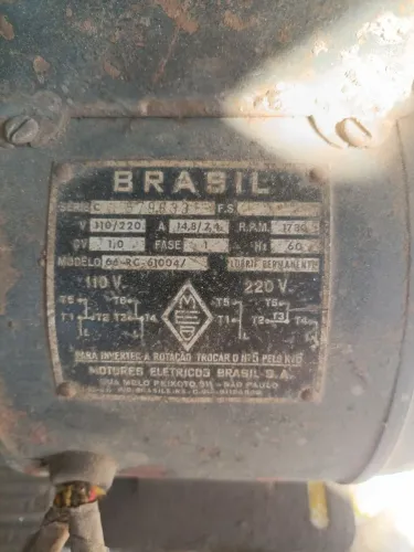 Motor bifásico Monofásico 1cv