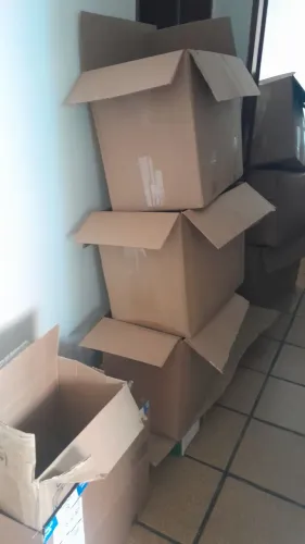 Caixas de papelão