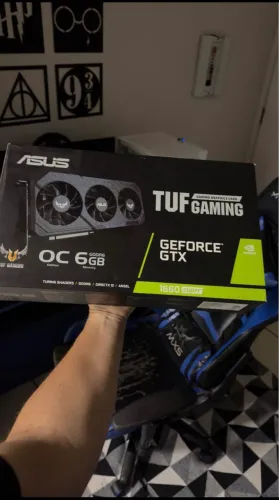 Placa de vídeo GTX 1660 Super 6GB ASUS TUF TRIPLE FAN