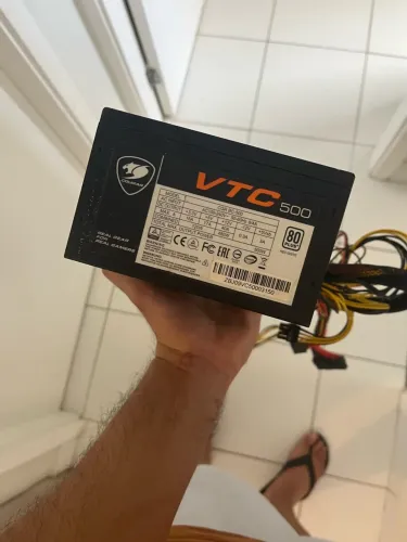 Fonte Cougar 500w 80 PLUS