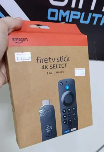 Fire Tv Stick 4k Select 8GB Wi-fi 5 Quad-core 1.7 Ghz Amazon Loja Coimbra Entregamos