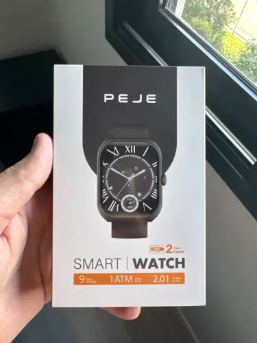 Smartwatch PEJE 2.01? | Tela Grande | 2 Pulseiras | Semi Novo