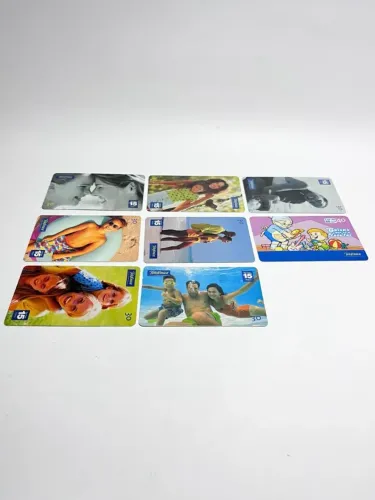 Lote com 15 Cartões Telefônicos Antigos Telefonica - Temas Família, Receitas e Diversos