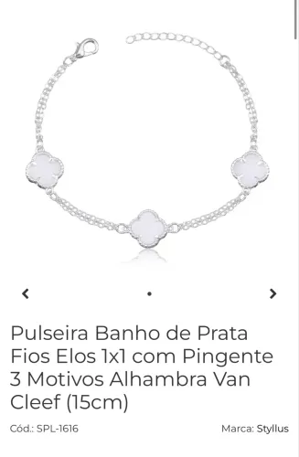 Pulseira Trevos Madre Pérola 