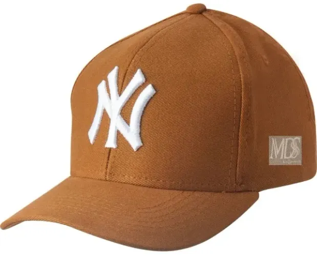 Boné New York Aba Curva. Cor Ocre