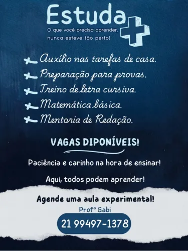 Reforço Escolar | Aula Particular