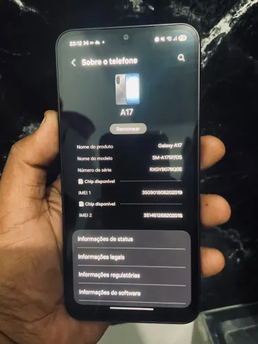 A17 , celular novo , 3 messes de uso , 128GB
