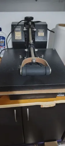 Prensa plaina de sublimação e dtf 38x38