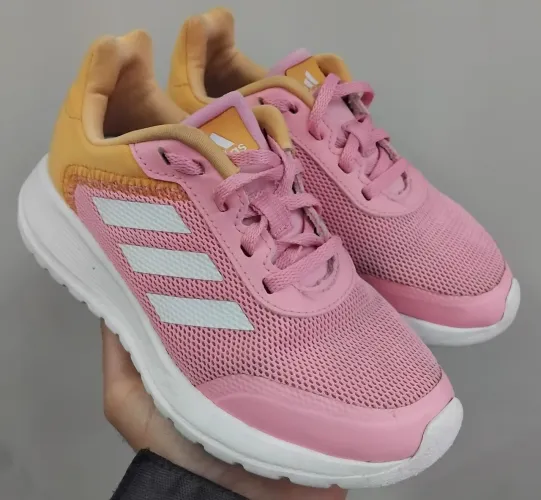 Tênis Infantil Adidas Tensaur Run 2.0 - Rosa+Laranja
