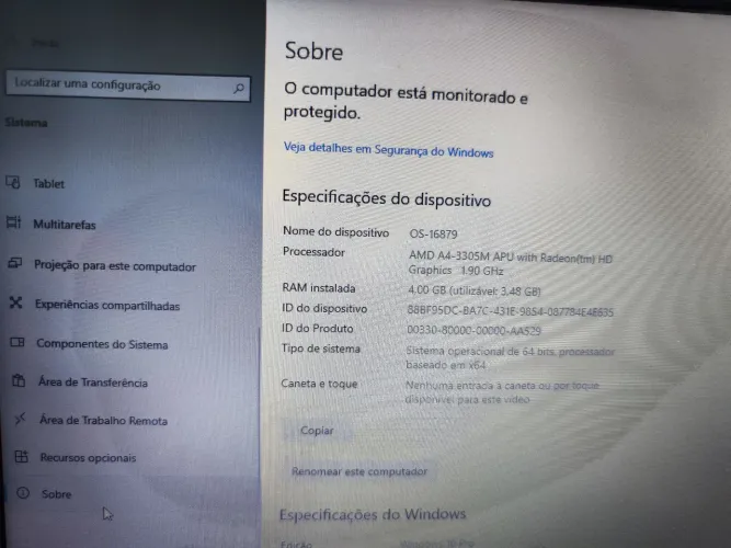 NOTEBOOK SAMSUNG 305E