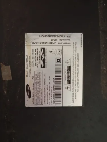 Aceito cartão Tv smartv un40f5500ag tv liga tem áudio tela toda escura leia a descrição