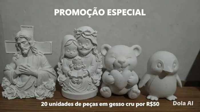 Gesso cru , 20 unidades R$50