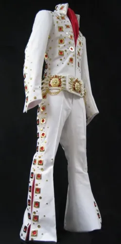 Macacão Importado Elvis Cover Eyelet Jumpsuit + Lion Belt, Original B&K Usado