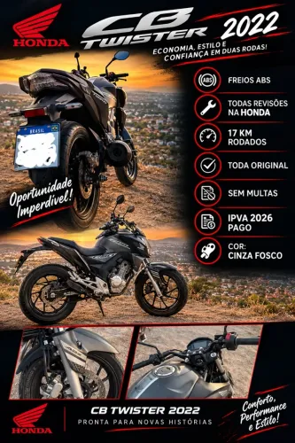 Honda CB Twister/flexone 250cc 2022