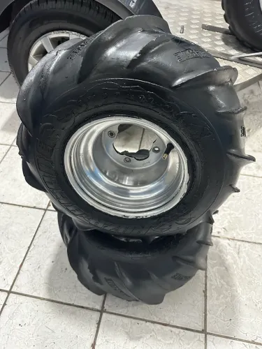 Pneus e aro 9 para yfz 450 ou raptor 700