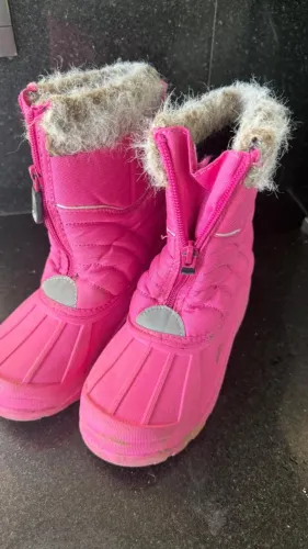 Bota forrada tamanho 2 - zíper enroscado