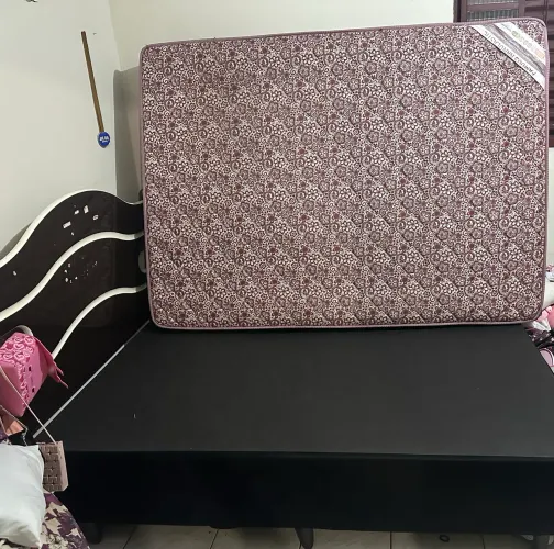 Base de cama + colchão ortobom