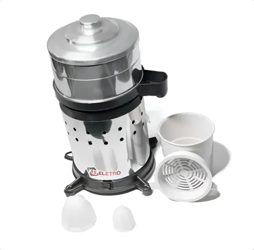 Espremedor Industrial Extrator Suco Laranja Inox 500w Csfq 1 Cor Cinza 110v/220v