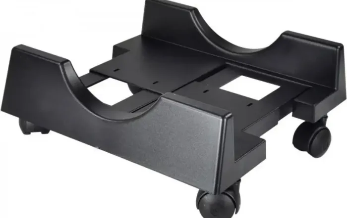 SUPORTE ARTICULADO COM RODINHAS PRETO