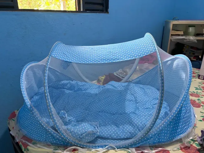 Berço tenda cercadinho portátil mosquiteiro