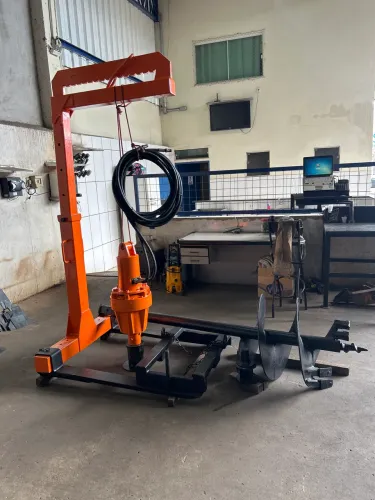 Perfuratriz para caminhão munck + garfo para pallet