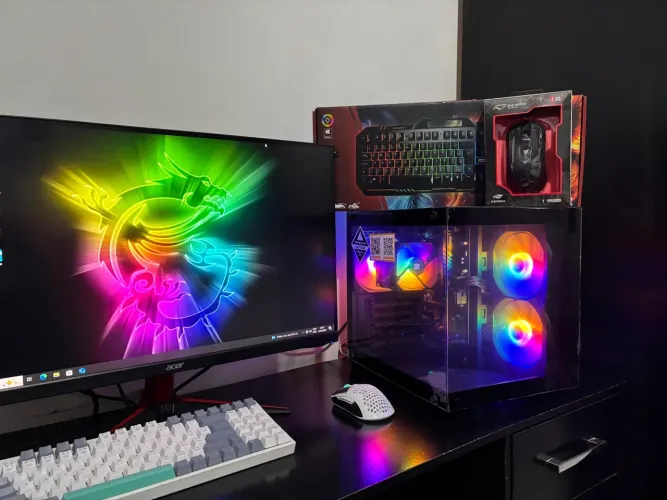 Pc Gamer AQUARIUM LUXO Ryzen 7 Novo