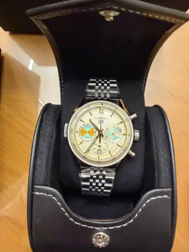 TAG Heuer Carrera cronógrafo Seafarer 42mm indicador de maré CBS2016.EB0430