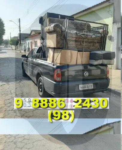 Frete rápido e acessível! Entre em contato: 98?9?8886?2430 M/Transportes.