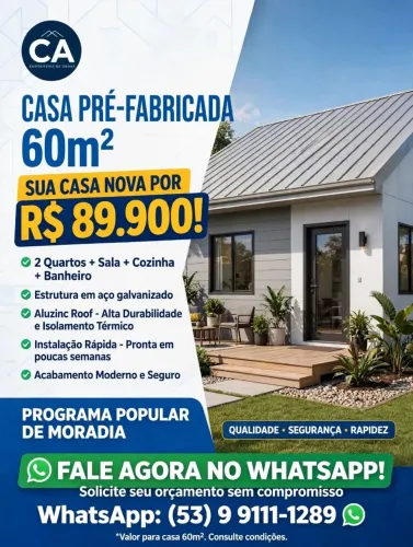 CASA PRE MOLDADA PRONTA