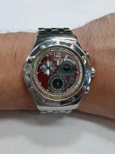 Relogio Swatch Irony Chrono modelo YOS427G