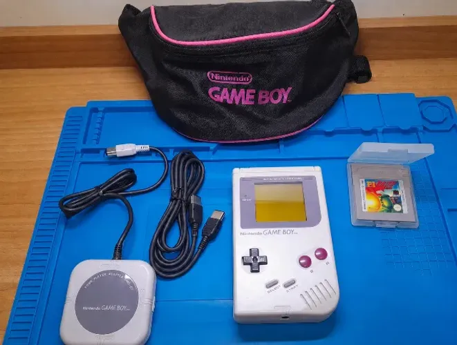 Game Boy Classic + Jogo + Pochete Nintendo + Cabo Link