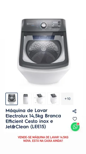Máquina de lavar faz tudo