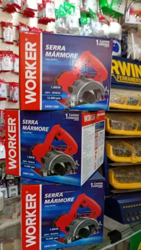 Serra Mármore Worker 1300W - Nova - Ótimo Preço