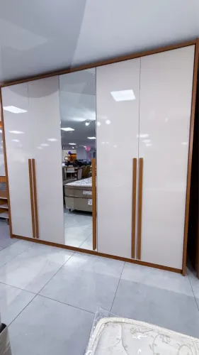 Guarda Roupa MDF Gelly 257cm (Novo Direto Da Fábrica)