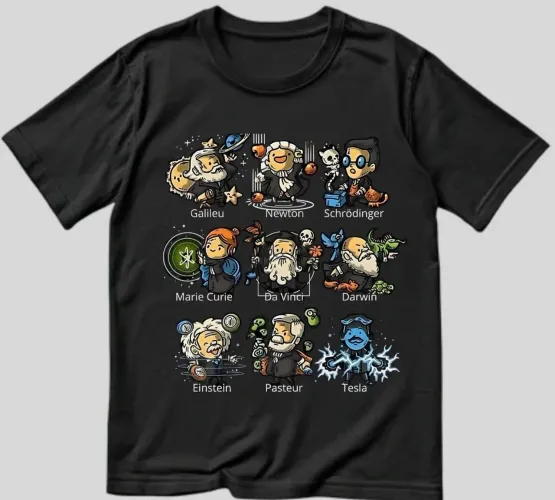 Camisa cientistas