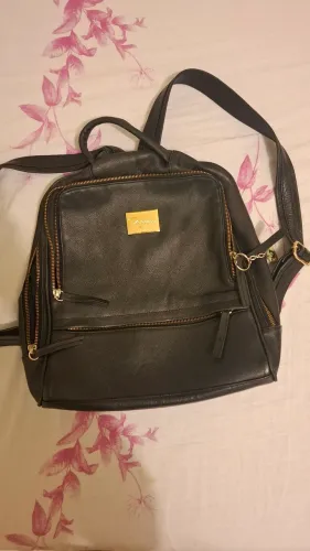 Mochila de couro legitmo UNISSEX