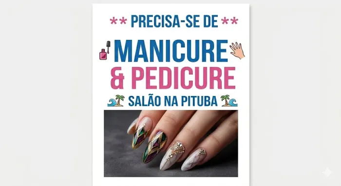 Precisa-se de manicure salão fica na pituba.
