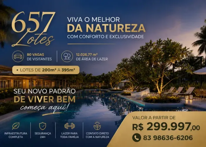 O condomínio que une natureza, sofisticação e exclusividade