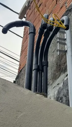 Eletricista Disponível poste quadro de distribuição