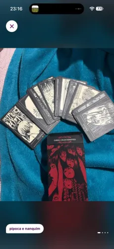 deck cards junji ito coleção completo pipoca e nanquim