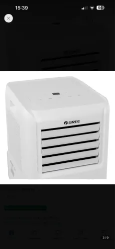 Vendo 2 ar condicionado portátil de 10000 BTU-GREE/seminovos/Ainda na garantia/