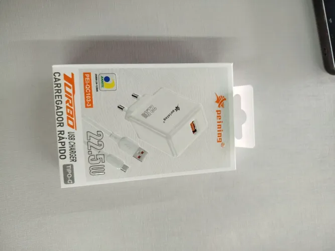 CARREGADOR TURBO TIPO C PEINING 22.5w