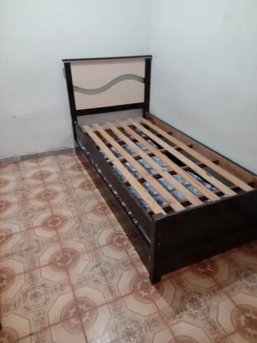 Cama com bicama de solteiro
