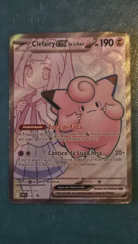 Carta pokemon Clefairy ex da Lílian (SVP 195)