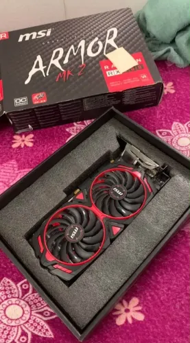 Placa de Vídeo RX580 MSI Armor MK2