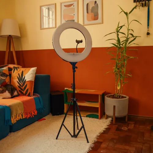 Ring Light X ZHAG - Luz Profissional com Controle de Temperatura e Intensidade