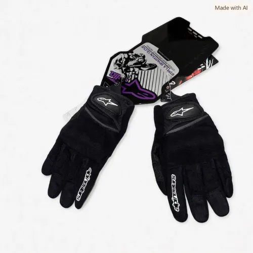 Luvas Alpinestars feminina - pretas, tamanho P